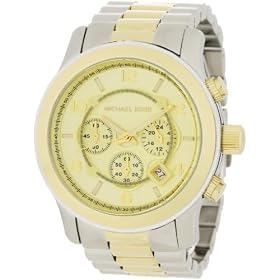 MICHAEL Michael Kors Men's Chronograph Two-Tone Mixed Metal Bracelet Watch