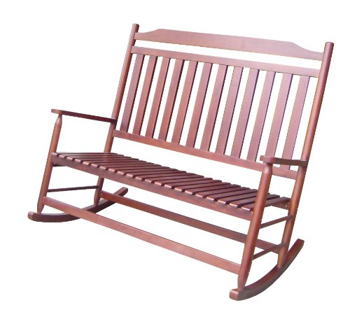 Adult Indoor or outdoor rocking bench for two