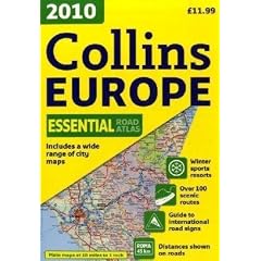 International Road Atlases - 2010 Collins Road Atlas Europe
