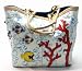 AUTHENTIC COACH BUBBLE FISH LARGE WEEKEND RESORT BEACH CRUISE TOTE 4458 Limited Edition!!