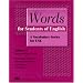 Words for Students of English : A Vocabulary Series for ESL, Vol. 3 (Pitt Series in English As a Second Language)