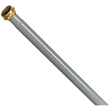 Weiler 44319 5' Length, 7/8" Diameter, Fountain Tube, Telescoping And Fountain Tube Metal Handle