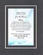 Personalized Poem for Bar Mitzvah - Indeed A Special Day, Your Bar Mitzvah Poem on 11 x 14 inches Double Beveled Matting