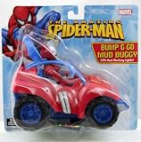 Spider-Man Bump and Go Mud Buggy with Real Working Lights!