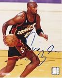 Vin Baker Autographed/Hand Signed Seattle Supersonics 8x10 Photo