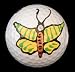 Search : GOLF BALL - HAND PAINTED - DESIGN: BUTTERFLY MEADOW