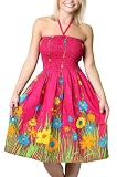 Alki'i Women's One-size-fits-all Tube Dress/Coverup - Flower Garden Pink