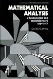 Mathematical Analysis (Ellis Horwood Series in Mathematics & Its Applications)