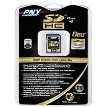 PNY P-SDHC8G4-FS 8 GB Class 4 Secure Digital High-Capacity Card