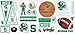 RoomMates RMK1277SCS Michigan State University Peel & Stick Wall Decals