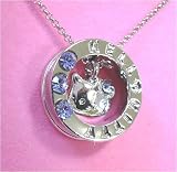 《Hello Kitty/ハローキティ》SILVERリングネックレス【ブルー】