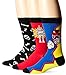 K. Bell Socks Men's Three-Pack Robot Crew Socks