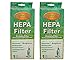 (2) Hoover Powermax Widepath HEPA w/activated Charcoal Filter, Bagless, Turbopower, Tempo, Sprint, Runabout Upright, Powermax, WindTunnel Vacuum Cleaners, 40110008, 43613026, 43613-026-g