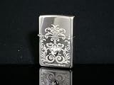 ZIPPO ジッポ ライター 純銀 ヴィクトリアンハート 15-VHM-C [ギフトBOX付き]の画像