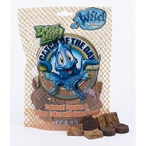 Dog Nip! Catch of the Day Dog Treats; Calamari Squares and Shrimp Cakes w  Sweet Potato;... by 