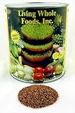 5 Lbs Red Clover Sprouting Seed - Certified Organic - 5 Lb. Nitrogen Packed Can - Red Sweet Clover Seed for Sprouting, Gardening, Salad Greens, Hydroponics, Edible Seed, Food Storage & More - High Germination Rate - When Exposed to Light They Grow Green & Rich with Chlorophyll and Vitamins. They Make a Zesty Addition to Sprout Salads.