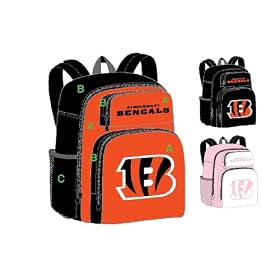 NFL Sports Back Pack - Cincinnati Bengals School Backpack