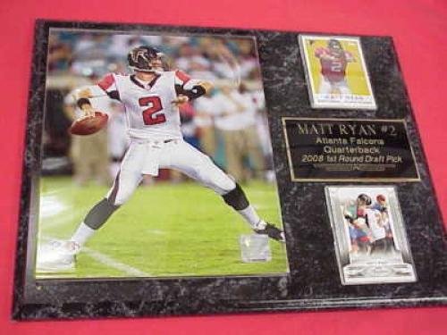 Matt Ryan 2 Card Collector Plaque
