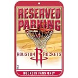 NBA Houston Rockets 11-by-17 inch Locker Room Sign