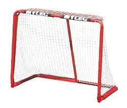 Mylec Pro Style Steel Hockey Goal, Red