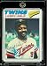 1977 Topps # 375 Larry Hisle Minnesota Twins Baseball Card