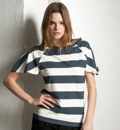 Limited Collection Short Sleeve Stripe T-Shirt clothing