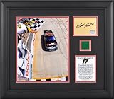 Matt Kenseth Framed Photograph | Details: 8x10, 2011 FedEx 400 at Dover International Speedway, Autographed Card, Flag, Limited Edition of 117