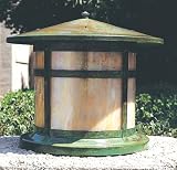 Arroyo Craftsman BC-14-BK Satin Black Berkeley Craftsman / Mission 1 Light Post Light from the Berkeley Collection