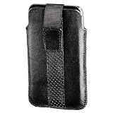 Hama Delicate Sleeve MP3-Lederetui f&uuml;r Apple iPod touch 4G schwarz