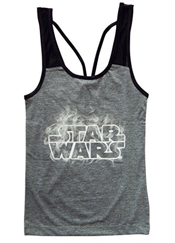 Star Wars Vapor Rise Juniors Active Wear Racerback Tank Top