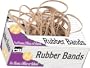 Charles Leonard Rubber Bands, Tissue-style Box, #32, Beige/Natural, 58132