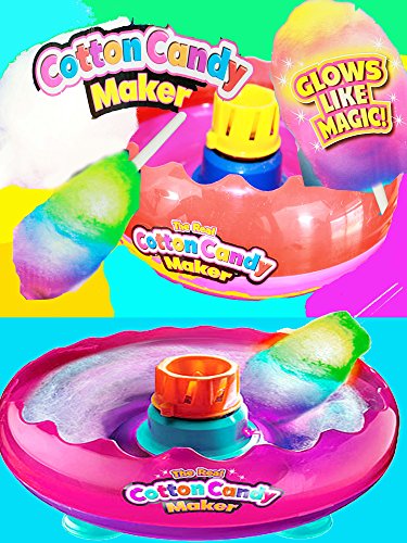 COTTON CANDY MAKER Funny Cra-Z-Art Unboxing & Toy Review DIY Fun Candy Making Machine Video Rainbow Colors
