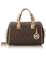 Michael Kors Mediam Brown Pvc Satchel Michael Kors