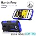 Moto E Case, (2015 2ND GEN), Motorola Moto E Case, Starshop[Heavy Duty] Dual Layers with Kickstand and Locking Belt Clip with Screen Protector Blue