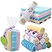 ULAKY Baby Infant Newborn Bath Towel Washcloth Bathing Feeding Wipe Cloth Soft,8Pcs