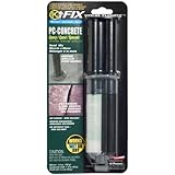 PC Products PC-Concrete Two-Part Epoxy Adhesive Paste for Anchoring and Crack Repair, 1.4 oz in Applicator Syringe, Gray