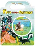 Five Little Skunks Sing a Story Handled Board Book with CD