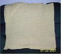 Bright Yellow Baby Afghan with Hood