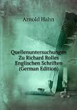 Quellenuntersuchungen Zu Richard Rolles Englischen Schriften (German Edition)