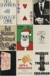 Dell Shannon Collector's Gift Set (Murder Most Strange, No Holiday for Crime, Chaos of Crime, Streets of Death, With Intent to Kill, Murder by the Tale, Dueces Wild, With a Vengeance, Destiny of Death)