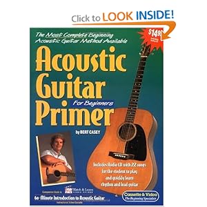 Acoustic Guitar Primer for Beginners (Book and CD-ROM) by Bert Casey