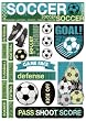 Cardstock Stickers: Soccer Champ