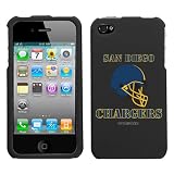 iPhone 4 4S San Diego Chargers Black Superior Helmet Snap on Hard Cover