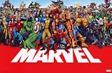 Marvel Heroes (Full Cast) Art Poster Print - 24
