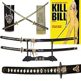 Sporting Goods : KILL BILL Katanas Two Sword Set with Display Stand