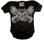 Micro Me One Piece Rock-n-Roll - Black, 12-18 Months