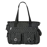 Xhilaration Dot Tote Bag - Black/ White