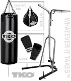 TKO 75 lb. Heavy Bag Set with Stand 522VNS-BK-75, 522HBS - FREE SHIPPING!