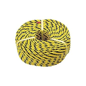 【クリックで詳細表示】TRUSCO 標識ロープ 3つ打 10.0mm×20m R1220T： 産業・研究開発用品