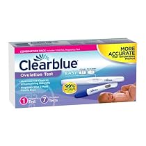 Clearblue Easy Ovulation Combination Pack, 7-Ovulation and 1 Pregnancy Test (Packaging May Vary)